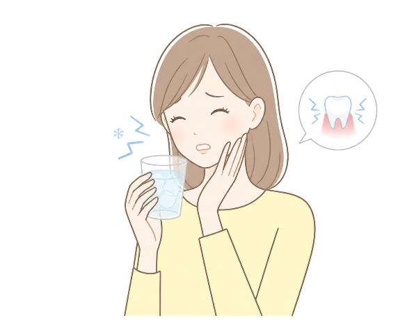 歯を痛がる女性